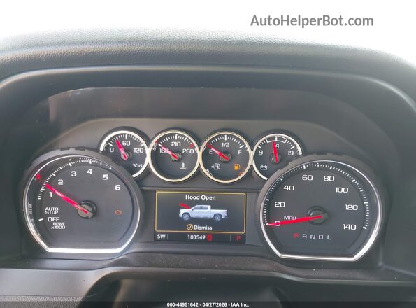 3GCPWCEK3MG294679 2021 CHEVROLET SILVERADO White Widok tylnych siedzeń