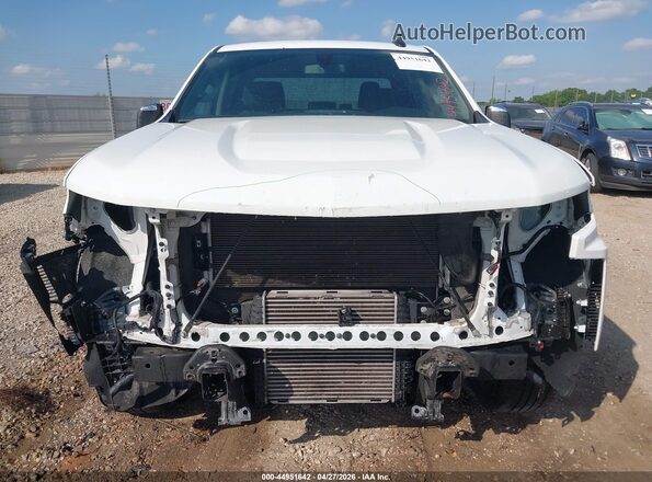 3GCPWCEK3MG294679 2021 CHEVROLET SILVERADO White Widok zestawu wskaźników