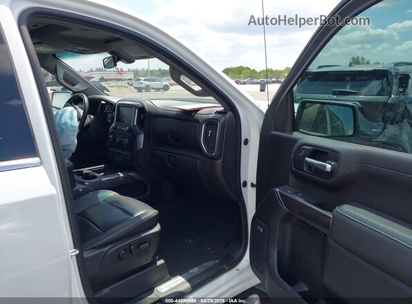 3GCPWEED1NG150577 2022 CHEVROLET SILVERADO White Widok wnętrza z przodu