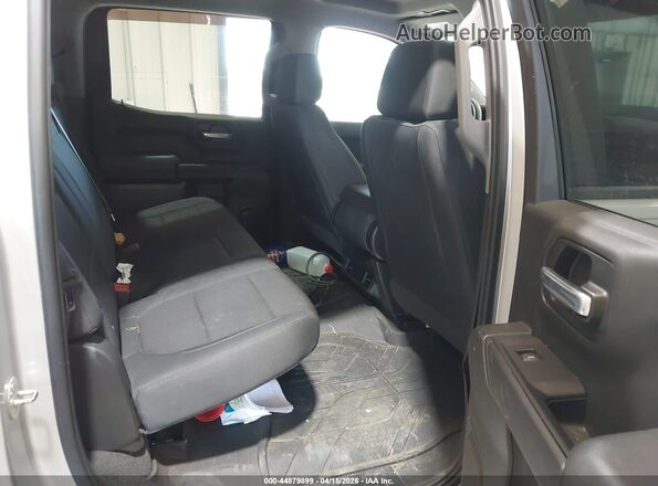 3GCPYCEF9KG158017 2019 CHEVROLET SILVERADO Silver Вид наклейки з VIN-кодом