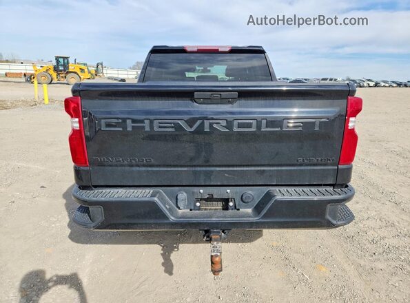 3GCPYCEK2NG134627 2022 CHEVROLET SILVERADO Black Rear view