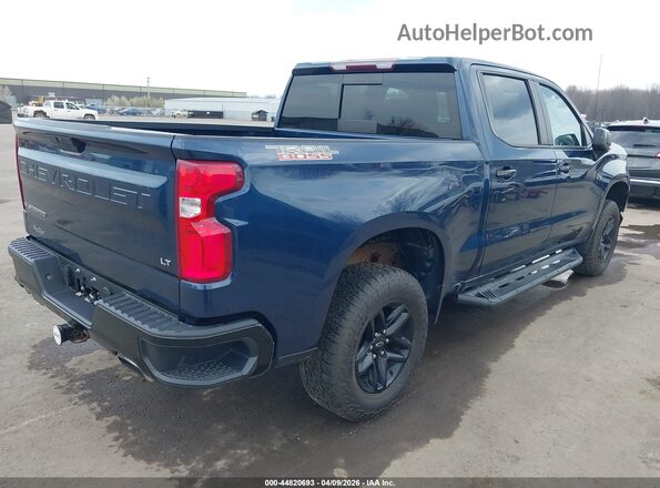 3GCPYFED2LG205034 2020 CHEVROLET SILVERADO Синий Задняя правая четверть