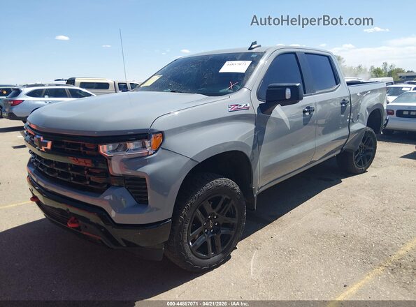 3GCUDFED3RG310205 2024 CHEVROLET SILVERADO Gray Передня ліва чверть