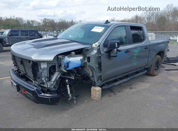 3GCUKFED9TG102780 2026 CHEVROLET SILVERADO Gray წინა მარცხენა ხედი სამი მეოთხედიდან