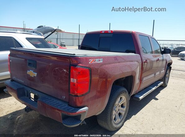 3GCUKREC4HG190511 2017 CHEVROLET SILVERADO Maroon Trasero derecho