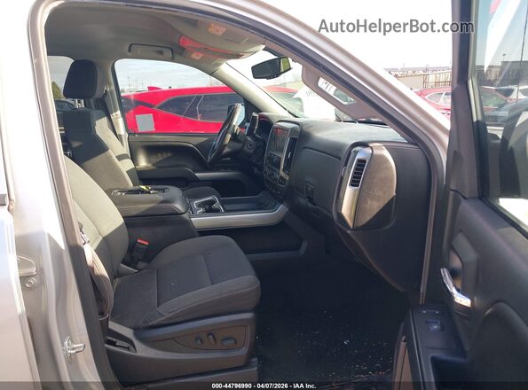 3GCUKREC4HG376288 2017 CHEVROLET SILVERADO Silver Вид салону спереду