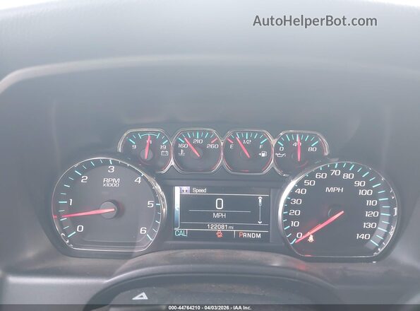 3GCUKREC7GG339962 2016 CHEVROLET SILVERADO Silver Вид задніх сидінь