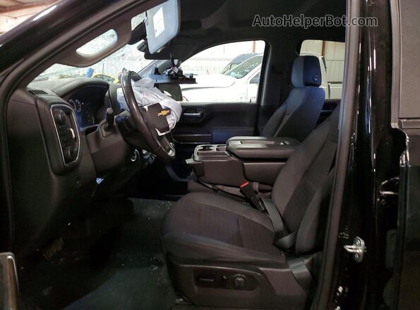 3GCUYDED2LG415835 2020 CHEVROLET SILVERADO Black Front interior view
