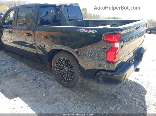 3GCUYEED0NG115171 2022 CHEVROLET SILVERADO Black უკანა მარცხენა