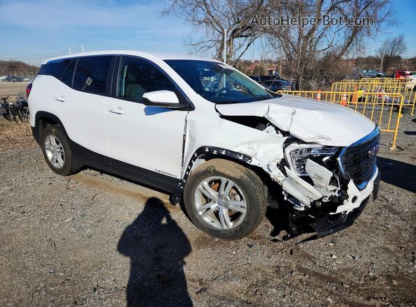 3GKALMEG2PL120652 2023 GMC TERRAIN Белый Передняя правая четверть
