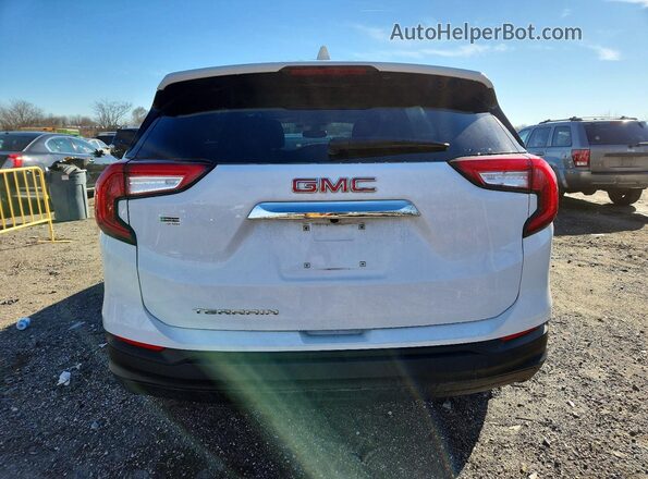 3GKALMEG2PL120652 2023 GMC TERRAIN Белый Вид сзади