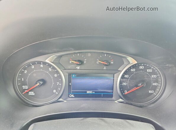 3GKALMEG5RL400889 2024 GMC TERRAIN Белый Вид щитка приборов