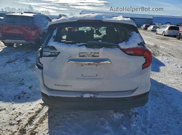 3GKALMEV0ML402590 2021 GMC TERRAIN White Հետևի տեսք