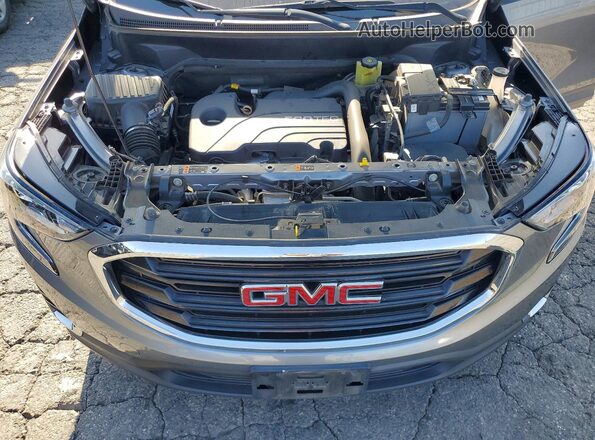 3GKALMEV1LL277730 2020 GMC TERRAIN Gray ძრავის განყოფილების ხედი