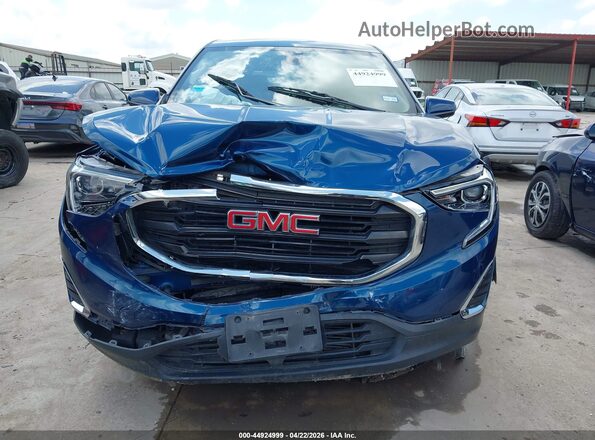 3GKALMEV4LL314012 2020 GMC TERRAIN Blue Instrument cluster view
