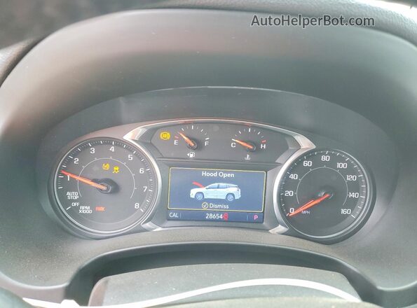 3GKALMEV7LL310813 2020 GMC TERRAIN White Widok zestawu wskaźników