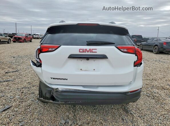 3GKALMEV7LL310813 2020 GMC TERRAIN White Widok z tyłu