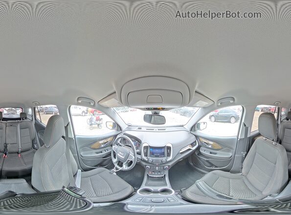 3GKALMEV7LL310813 2020 GMC TERRAIN White Widok wnętrza 360 stopni