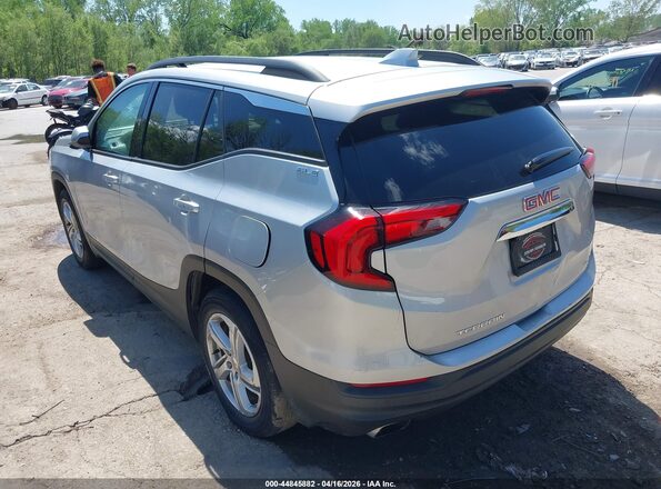 3GKALMEX6JL284980 2018 GMC TERRAIN Silver Задня ліва чверть