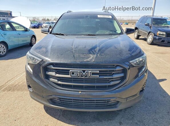 3GKALPEV0LL212188 2020 GMC TERRAIN Black წინა ხედი