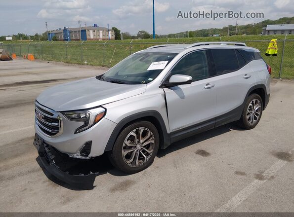 3GKALPEV6ML317688 2021 GMC TERRAIN Silver Przód lewy