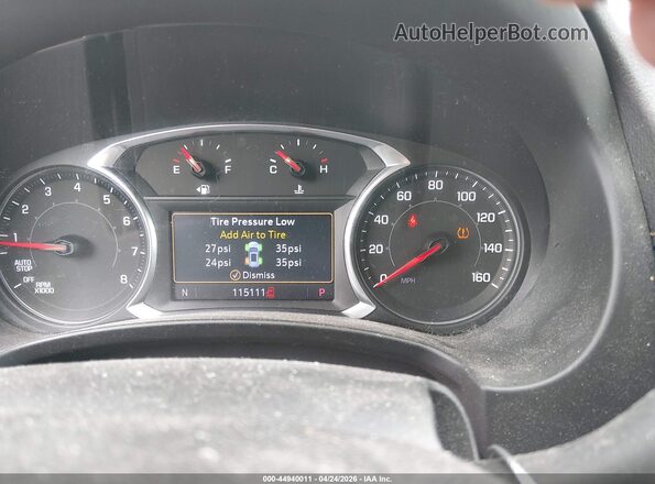 3GKALPEVXLL255131 2020 GMC TERRAIN White Вид задніх сидінь