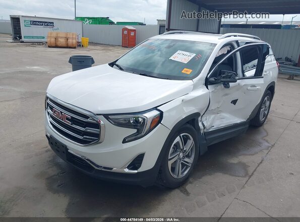3GKALPEVXLL344536 2020 GMC TERRAIN White Vista tres cuartos delantera izquierda