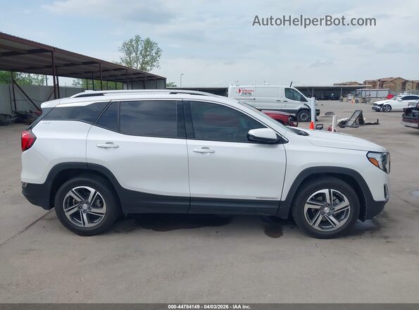 3GKALPEVXLL344536 2020 GMC TERRAIN White Vista interior trasera