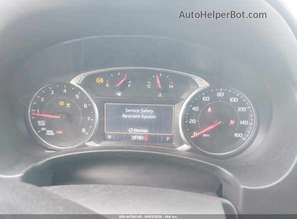 3GKALPEVXLL344536 2020 GMC TERRAIN White Vista de los asientos traseros