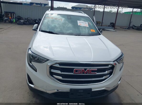 3GKALPEVXLL344536 2020 GMC TERRAIN White Vista del cuadro de instrumentos