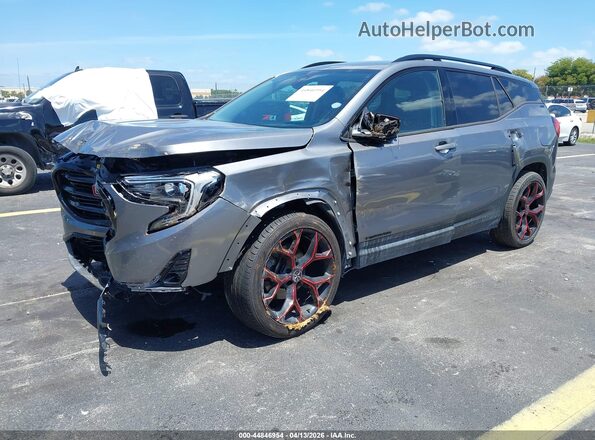 3GKALPEXXLL182487 2020 GMC TERRAIN Silver წინა მარცხენა ხედი სამი მეოთხედიდან