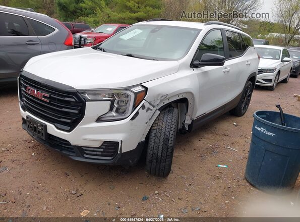 3GKALTEG5RL210987 2024 GMC TERRAIN White წინა მარცხენა ხედი სამი მეოთხედიდან