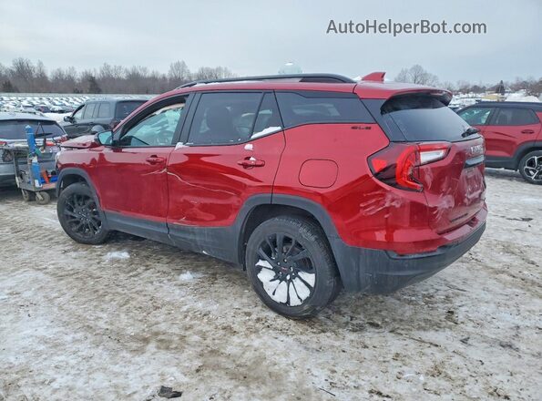3GKALTEG9PL146210 2023 GMC TERRAIN Burgundy Задня ліва чверть
