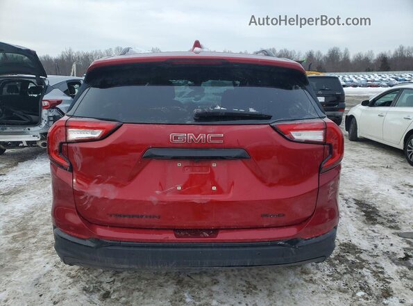 3GKALTEG9PL146210 2023 GMC TERRAIN Burgundy Вид ззаду