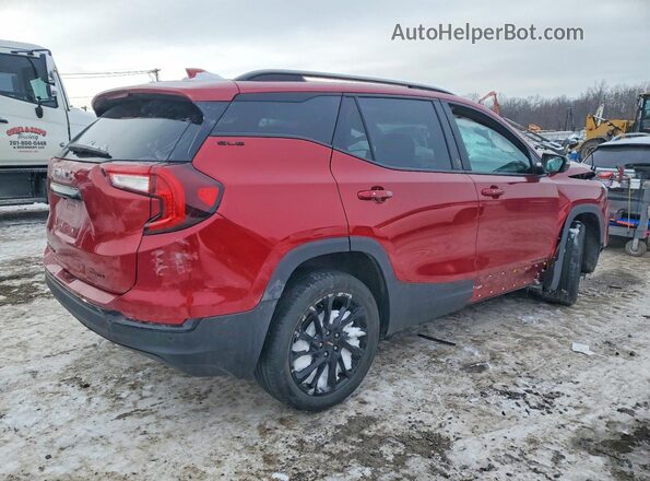 3GKALTEG9PL146210 2023 GMC TERRAIN Burgundy Задня права чверть