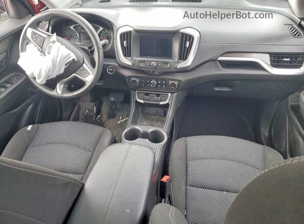 3GKALTEG9PL146210 2023 GMC TERRAIN Burgundy Вид панелі приладів