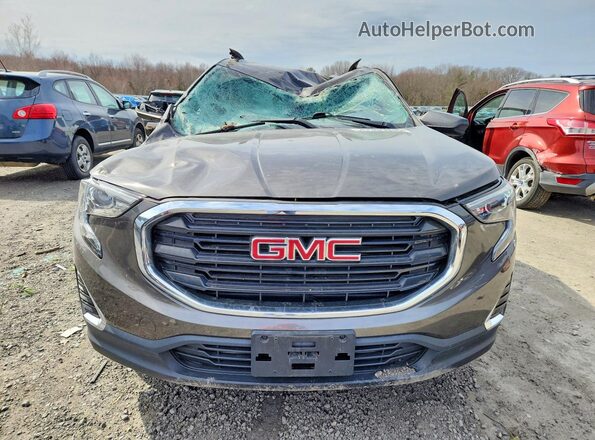 3GKALTEV4LL220755 2020 GMC TERRAIN Black Front view