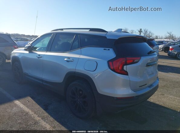 3GKALTEVXLL332914 2020 GMC TERRAIN Silver Trasero izquierdo