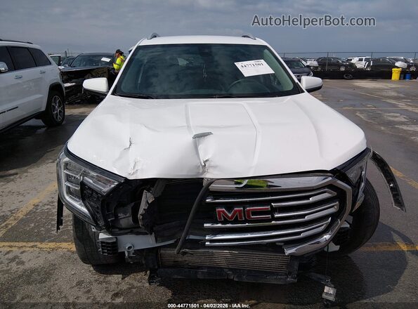 3GKALVEG2RL257602 2024 GMC TERRAIN White Vista del cuadro de instrumentos