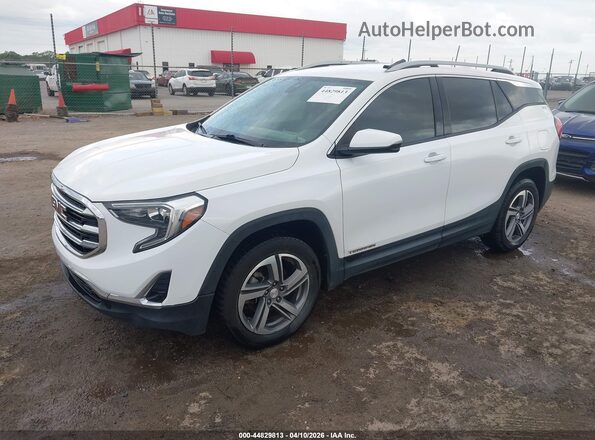 3GKALVEV1LL121578 2020 GMC TERRAIN White წინა მარცხენა ხედი სამი მეოთხედიდან