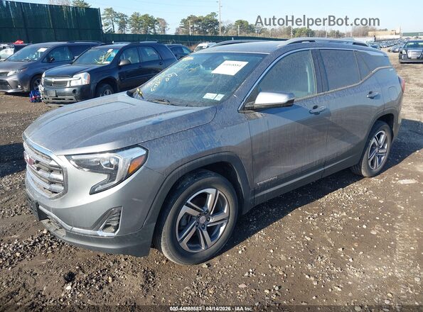 3GKALVEV1ML352028 2021 GMC TERRAIN Gray წინა მარცხენა ხედი სამი მეოთხედიდან