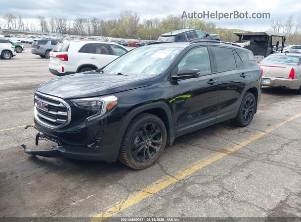 3GKALVEV3LL100361 2020 GMC TERRAIN Черный Передняя левая четверть