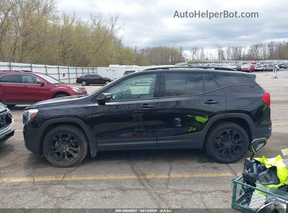 3GKALVEV3LL100361 2020 GMC TERRAIN Черный Панорамный вид салона 360°