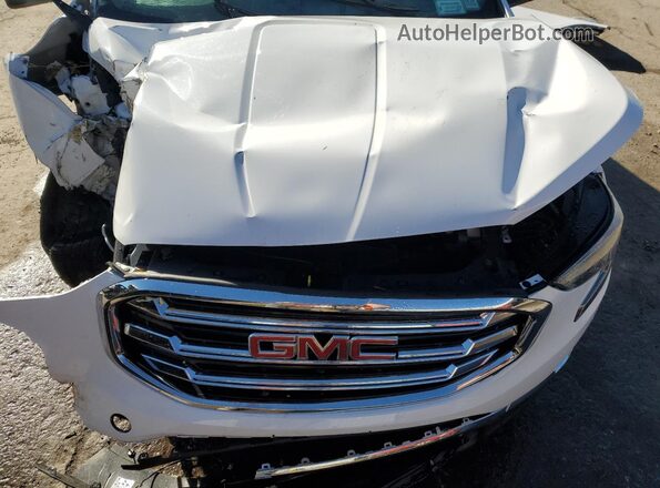 3GKALVEV6LL251145 2020 GMC TERRAIN White Vista del compartimento del motor
