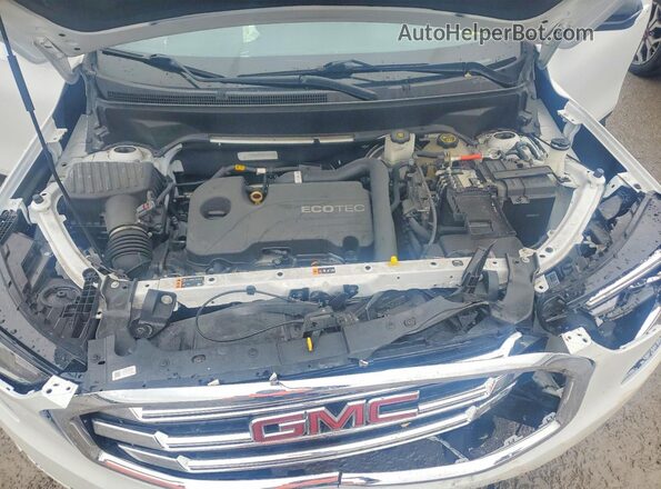 3GKALVEV6ML341056 2021 GMC TERRAIN White Vista del compartimento del motor