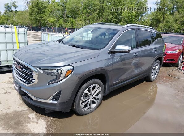 3GKALVEV7LL342196 2020 GMC TERRAIN Gray Vista tres cuartos delantera izquierda