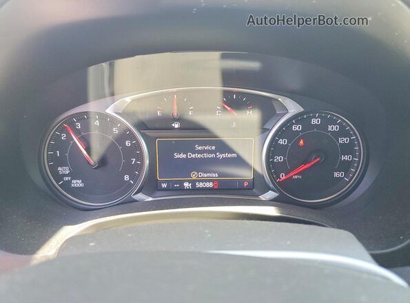 3GKALXEX6LL215436 2020 GMC TERRAIN Brown Instrument cluster view