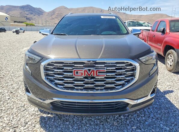 3GKALXEX6LL215436 2020 GMC TERRAIN Brown Front view
