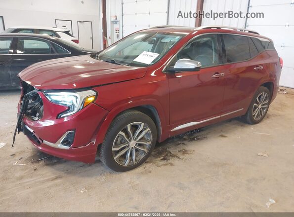 3GKALXEX9KL205143 2019 GMC TERRAIN Красный Передняя левая четверть