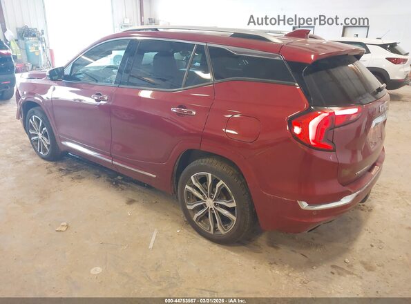 3GKALXEX9KL205143 2019 GMC TERRAIN Красный Задняя левая четверть